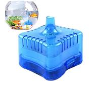 Filtro de acuario sumergible - Powerful Small Aquarium Filter Whisper Air Pump | Suministros de tanque de peces para circulación de agua | Agua salada y freshwater - Filtración de flujo múltiple