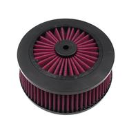 Filtro de admisión de aire para motocicleta 0206-0091, compatible con piezas de repuesto para motocicletas Design Venturi, accesorios, color rojo. Esponja poliuretano denso Alta permeabilidad y fl