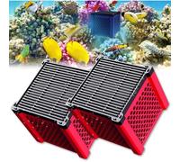 Filtro de agua 2.0, filtros de tanque de stock, cubo purificador de agua, filtración súper fuerte y control de olores, cubo de carbón de panal de abeja, cubos purificadores de agua para acuario (2