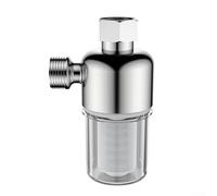 Filtro de agua, accesorio de grifo de acero inoxidable para grifo de cocina y ducha, purificador antiincrustante