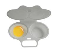 Filtro de agua al vapor de huevos para microondas + diseño de doble capa | Máquina para hacer huevos duros que ahorra tiempo, sándwiches, pasteles de maíz, hervidos, fritos