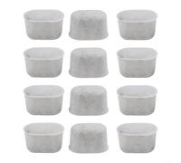 Filtro de agua de carbón activado para máquina de café ES601 ES701 - Cartucho de repuesto que reduce la cal y los olores - Filtración de 3 etapas para sistema barista - Soporte de plástico blanco
