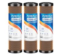 Filtro de agua de eliminación de metales pesados de 1 micra de 2.5 x 10 pulgadas, repuesto para sistemas debajo del fregadero, Dupont WFPFC8002, WFPFC9001, FXWTC, SCWH-5, WHEF-WHWC, WHCF-WHWC