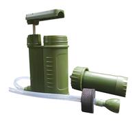 Filtro de agua de emergencia portátil: equipo de supervivencia compacto, purificador de agua para uso en exteriores | Bomba manual del de filtrado de agua, solución de purificación de agua al