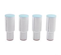 Filtro de agua de iones de plata, paquete de 4 unidades, para humidificador con grandes pellets de iones de plata de tres etapas, mejora la frescura del aire, para DREO HM306 HM311S