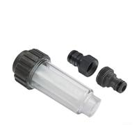 Filtro de agua de plástico para lavadoras a presión Karcher K2 K3 K4 K5 K6 con elemento filtrante de malla 150 G3/4 pulgadas, clasificación de 175 PSI