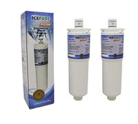 Filtro de agua de refrigerador Icepure RFC2700 Compatible con filtro de agua Siemens/Bosch/Neff CS52 para refrigeradores (paquete de 2)