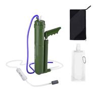 Filtro De Agua De Viaje, De Purificación Por Bomba Manual 0,0001 Micrones - Kit De Emergencia, Alimentación De Agua Para Aventura Al Aire Libre Limpia Hasta 8000 L, Flujo De Agua Eficaz