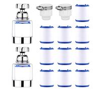 Filtro de agua del fregadero de 2 piezas, filtro de algodón de 10 piezas, filtro de agua del grifo, accesorios de filtro de agua, filtro de agua de la bañera