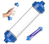 Filtro de agua en línea 10x2 T33 Shells Filtro de agua RO Reutilizable a prueba de fugas RV en línea para instalaciones domésticas Sistemas de prefiltración Industria alimentaria, RO Fil