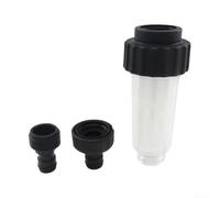 Filtro de agua G3/4 para lavadora de alta presión , tamiz de malla de plástico que evita daños por obstrucción, compatible con modelos WD MV KWD, equipo de limpieza, color negro