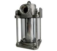 Filtro de agua marina de acero inoxidable 316, colador de agua de mar para barco con cuenco fácil de limpiar, resistente a la corrosión, compatible con motor de barco de yate, sistemas marinos de aire