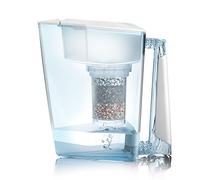 Filtro de agua MAUNAWAI® Premium Bio, incluye 1 jarra de agua + 1 cartucho filtrante y almohadilla de filtro (para 3 meses) - Blanco, filtro de agua potable + jarra con filtro