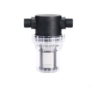 Filtro de agua, paquete de 2 filtros de manguera de jardín de malla 80 con pantalla de acero inoxidable 304 para tanque IBC y adaptador de manguera de polietileno, filtración eficaz de desechos para