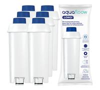 6x Filtro de agua compatible con DeLonghi DLS C002 + 2x Descalcificador...