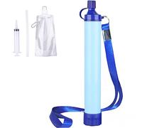 Filtro de agua para camping, purificación de agua, portátil, kit de purificación de agua de supervivencia al aire libre, camping, viajes y preparación para emergencias