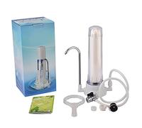 Filtro de Agua para Encimera, Filtro de Cabezal de Grifo, Purificador de Agua para Cocina, Baño, Fácil Instalación con Cartucho de Filtro, Eliminación de Cloro, Práctico para Uso