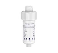 Filtro de agua para grifo - 2 núcleos intercambiables con ajuste perfecto - Filtro de grifo para baño - para lavadora, apartamento alquilado