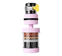 Filtro de agua para grifo 360 grados de extensión del aireador giratorio | Filtración de 6 niveles para grifo de cocina para agua potable, ducha, baño, restaurante, hotel, hogar, mostrador