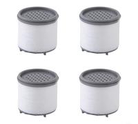 Filtro de agua para grifo con 3 modos de pulverización, sistema de filtración giratorio de 360° para cocina y baño, purificador de carbono de 6 capas que reduce y mal sabor, ABS blanco, se adapta a
