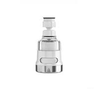 Filtro de agua para grifo de cocina con 4 cartuchos, purificador de carbón activado de 6 capas para reducción del mal sabor, aireador de grifo de pulverización de 3 modos, apto para fregaderos del