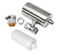 Filtro de agua para grifo de cocina con cuerpo de acero inoxidable y filtración de núcleo de cerámica para eliminar impurezas y mal sabor (B)