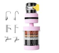 Filtro de agua para grifo de fregadero con extensor de aireador de rotación | Filtro de agua para grifo de fregadero con extensor de aireador giratorio de 360° para una fácil limpieza y una cobertura