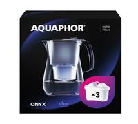 Filtro De Agua Para Mesa Jarra AQUAPHOR ONYX Filtro De Agua Negro 3 X MAXFOR+