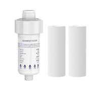 Filtro De Agua Para Montaje En Grifo: Accesorio De Purificación De Fregadero Con 2 Núcleos De Filtro Reemplazables, De Filtros De Agua Para Encimera, Ajuste Hermético Y Duradero Para El Hogar,