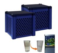 Filtro de agua Pure Cube 2.0 Pure Cube Water Trough Filter 2.0, Eco-Aquarium Water Trough Purifier Cube Activated Carbon Filter Media Honeycomb For Fish Tanks, Horse Troughs(2pcs)