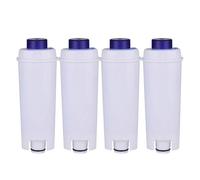 Filtro de agua suave for cafetera DeLonghi, compatible con DLS C002, DLSC002, SER 3017 y SER3017.(4pcs)