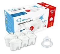 Filtro de agua universal AQUAnatur+ para jarras filtrantes, 4 etapas, 150L, elimina metales pesados