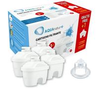 TM Electron TMFIL104+ Pack de 4 a 8 Meses de Filtros de Agua, Compatibles con las Jarras Maxtra y Maxtra+, 4 Unidades