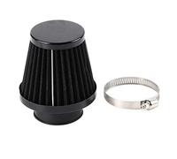 Filtro de aire 38 mm 150 cc 38 mm Filtro de aire redondo cono universal automático toma de aire frío kit de inducción para motocicleta todoterreno MTB cuatro Pit Bike(negro)