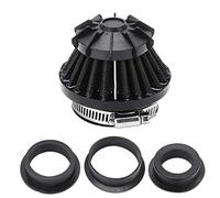 Filtro de Aire 4 en 1, 35mm, 42mm, 48mm, 50mm de Diámetro Interior, Limpiador de Entrada de Aire para Pit Bike, Mini Bicicleta, Vehículo Utilitario Deportivo para Motor GY6 para (Negro)