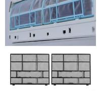 Filtro de aire acondicionado de plástico para unidades colgantes interiores para soportar un rendimiento constante del sistema (32 x 25.2)