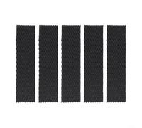 Filtro de aire acondicionado de repuesto de algodón, vida útil extendida para modelos Haier AC de 215 x 50 mm, filtros negros (5 unidades)