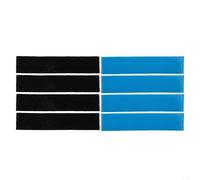 Filtro de aire acondicionado para Mitsubishi Electric Cotton Replacement Set MAC-2330FT-E, MAC-3000FT-E Compatible Enzima Carbon Filter Pack Negro Azul 8 Piezas