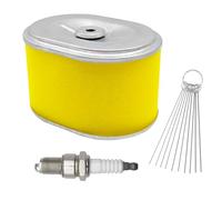 Filtro de aire AFZE18 compatible con Honda GX160 GX200 GX140 5.5 HP 6.5 HP Motor Predator Hemi 60363 Coleman Ct200u Bt200x MB165 MB200 159cc 196cc 212cc 17210-ZE1-505 con bujía