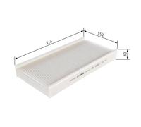 Bosch M2112 - Filtro de habitáculo Estándar