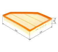 Filtro de aire BOSCH F 026 400 119 para ALPINA BMW