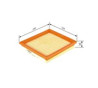 FILTRO De Aire BOSCH F 026 400 130 Para INFINITI, NISSAN