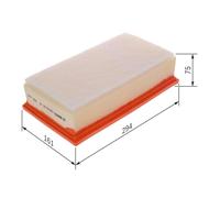Filtro de aire BOSCH F 026 400 433 para CITROËN DS FIAT OPEL PEUGEOT
