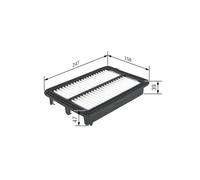 Filtro de aire BOSCH F 026 400 439 para HONDA