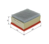 Filtro De Aire Bosch F026400010 para Citroën Peugeot