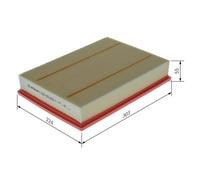 Filtro De Aire Bosch F026400099 para Ford Rover Land Rover