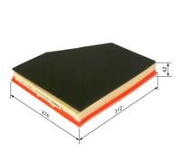 Filtro de aire BOSCH para BMW 5 (E60) 520 d 1 457 433 164