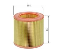Filtro de aire BOSCH para F 026 400 027