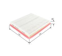 Filtro de aire BOSCH para F 026 400 596