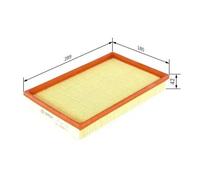 Filtro de aire Cartucho filtrante 1 457 429 896 BOSCH para OPEL VECTRA A